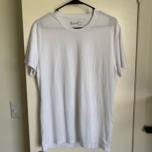 Men’s Heat Gear Fitted White Under Armour Tee